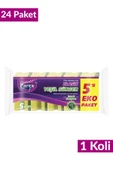 Parex Klasik Yeşil Sünger Oluklu 5'li 24 Paket 1 Koli thumbnail 2