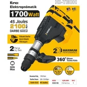 SGS SGS5186 - 11 kg Elektropnomatik Kırıcı Hilti Sds Max 1700 Watt 45 Joules - 2