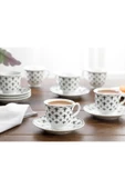 English Home Ilda Porselen 6 Kişilik Kahve Fincan Takımı 90 Ml Siyah - 2