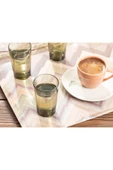 English Home Petunia Cam 6'lı Kahve Yanı Su Bardağı 100 ml Yeşil - 2