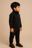 Snook Siyah Dik Yaka Çocuk Eşofman Takımı thumbnail 1