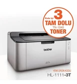 Brother HL-1111-3T Mono Laser Yazıcı (3xTam Dolu Toner) - 1