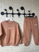 Rise & Enjoy 3 İplik Çocuk Eşofman Takımı – Somon thumbnail 1