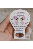Doğrukan Hediyelik 25 adet ikiz kız bebek doğum günü balon açacak mevlüt magnet hediyelik thumbnail 1