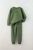 Çocuk Eşofman Takımı – Haki Yeşil - 1