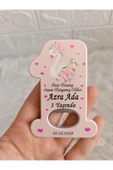 Doğrukan Hediyelik 10 adet kuğulu 1 rakam açacak magnet hediyelik yenidoğan doğum günü mevlüt magnet thumbnail 1