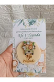 Doğrukan Hediyelik Kartlı safari konsept pleksi hediyelik yenidoğan doğum günü mevlüt magnet(10 adet) thumbnail 1