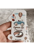 Doğrukan Hediyelik 25 adet 1 rakam arabalı doğum günü yenidoğan sünnet açacak magnet hediyelik thumbnail 1
