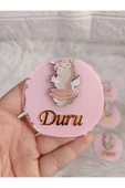 Doğrukan Hediyelik Kanatlı ayıcık figürlü pleksi magnet hediyelik yenidoğan doğum günü mevlüt hediyelik magnet(10 adet) thumbnail 1