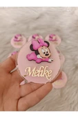 Doğrukan Hediyelik Yatan Minnie Mouse Figürlü Yenidoğan Doğum Günü Magnet Hediyelik(10 adet) thumbnail 1