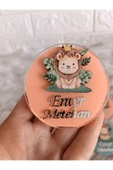 Doğrukan Hediyelik 15 Adet Pleksi Aslan Figürlü Yenidoğan Doğum Günü Magnet thumbnail 2