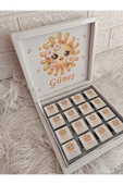 Doğrukan Hediyelik 48 li bolçi marka karton kutuda isme özel yenidoğan doğum günü mevlüt çikolatası thumbnail 2