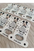 Doğrukan Hediyelik 50 adet Mickey mouse konsept 1 rakam açacak yenidoğan doğum günü mevlüt magnet hediyelik thumbnail 2