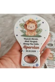 Doğrukan Hediyelik 25 adet aslan figürlü balon açacak yenidoğan doğum günü magnet hediyelik thumbnail 1