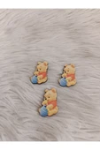 Doğrukan Hediyelik 25 adet oturan winnie the Pooh 4 cm UV baskılı ahşap figür süslemelere uygun thumbnail 2