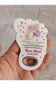 Doğrukan Hediyelik 25 adet anne baba kız bebek el yenidoğan doğum günü mevlüt ayak izli açacak Hediyelik Magnet thumbnail 1