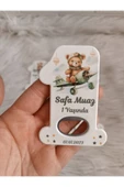 Doğrukan Hediyelik Uçakta ayıcık yeşil renkte 1 rakam açacak yenidoğan doğum günü mevlüt magnet hediyelikleri(10 adet) thumbnail 1
