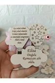 Doğrukan Hediyelik 20 Adet Uçan Balon Ahşap Yenidoğan Doğum Günü Bebek Magnet Hediyelik thumbnail 1