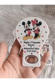 Doğrukan Hediyelik 25 adet Mickey Minnie Mouse kardeş balon açacak magnet yenidoğan doğum günü hediyelik thumbnail 1