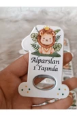 Doğrukan Hediyelik Aslan Figürlü 1 Rakam Açacak Yenidoğan Doğum Günü Hediyelik(10 adet) thumbnail 1