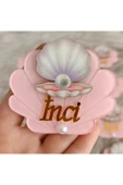 Doğrukan Hediyelik İnci konsept istiridye midye pleksi yenidoğan doğum günü magnet hediyelik(10 adet) thumbnail 3