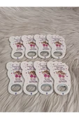 Doğrukan Hediyelik 25 adet abla kız kardeşli ayak açacak magnet yenidoğan doğum günü mevlüt hediyelikleri thumbnail 3