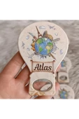 Doğrukan Hediyelik 25 Adet Atlas Konsept Yenidoğan Doğum Günü Balon Açacak Magnet Hediyelik thumbnail 1