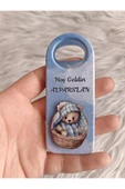 Doğrukan Hediyelik 10 adet sepette ayıcıklı kabartmalı uzun açacak magnet yenidoğan doğum günü hediyelik thumbnail 1