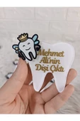 Doğrukan Hediyelik 10 adet diş pleksi magnet hediyelik yenidoğan doğum günü mevlüt hediyelikleri thumbnail 1