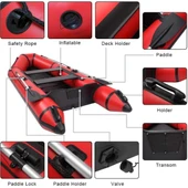 Tomking TK RIB-360 Alüminyum Tabanlı Şişme Bot 1.2 mm 6+1 - 4