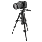 ayex LT-256 Hafif Kamera Tripodu 3 Yönlü Kafa, Hızlı Geçiş Plakası, Kompakt ve Taşınabilir - 3