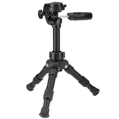 ayex LT-257 Hafif ve Dayanıklı Kamera Tripodu 3-Yollu Kafa Hızlı Çıkarma Plakası & Su Terazisi - 1