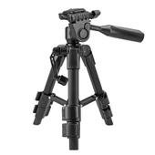 ayex LT-256 Hafif Kamera Tripodu 3 Yönlü Kafa, Hızlı Geçiş Plakası, Kompakt ve Taşınabilir - 1