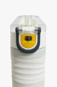 Dekorasyaa Paslanmaz Çelik Sızdırmaz Termos - Beyaz - 550 ml - Kilitli - 4