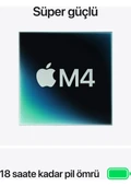 MacBook Air M4 16 GB 256 GB SSD 13.6" MW0Y3TU/A Yıldız Işığı - 3