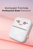 C9 Pembe Mini Yazıcı Taşınabilir Termal Yazıcı Kablosuz Bağlantı AP Kontrol Cep Yazıcısı - 4