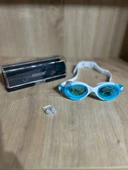 Silikonlu Yüzücü Gözlüğü Kutulu Kulak Tıpaçı Hediyeli - 5