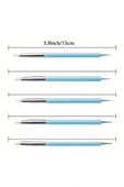 Kil, seramik, çömlekçilik, şekillendirici, heykel, modelleme, metal toplar-silikon kalem-9 Parça - 2