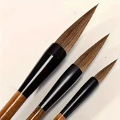 Tahrir Fırçası Seti Büyük Boy Çini, Vazo, Seramik, Sırlama, Suluboya, Çizim, Resim-üç Boy,3 Adet thumbnail 1