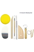 Modelaj Seti, kil, seramik, , çömlekçilik, heykeltraş, modelleme-8 Parça - 1
