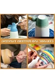 Seramik çini sırlama fırça seti, yaldızlama, vazo, cam, akrilik boyama, Premium-Set 9 Adet thumbnail 4
