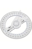 360° Protractor cetvel, Şeffaf Matematik, Geometri, Tasarım ve Sanat Projeleri için İdeal-1ad thumbnail 3