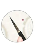 Tahrir Fırçası No:2-m Beden 2.5cm Uç Uzunluğu-(ÇİNİ, SERAMİK, TEZHİP, MİNYATÜR, BOYAMA) - 1
