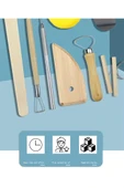 Modelaj Seti, kil, seramik, , çömlekçilik, heykeltraş, modelleme-8 Parça - 2