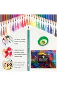 120 Renkli sulu boya kalem seti, suluboya kalemleri, hediye kalem seti, yüksek kaliteli pigment thumbnail 3