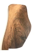 Doğal Ceviz Ağacı Kesme Tahtası Satır Formunda Özel Tasarım 40x16x2.0cm No:6 thumbnail 2