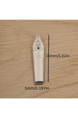 Kaligrafi divit uç seti, dolma kalem uçları, paslanmaz çelik 0.7-2.9mm arası-6 adet set thumbnail 2