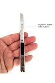 Dar Metal Paslanmaz Maket Bıçağı, kaliteli ve ergonomik yapı 9mm thumbnail 2