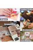 Kitap ciltleme, origami, karton katlama deri parlatma, iz yapma, şekil verme, kemik görünümlü -2 Ad - 4