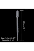 Damlalık Pastör Pipeti 3 Ml-ölçülü (3 Adet) thumbnail 2